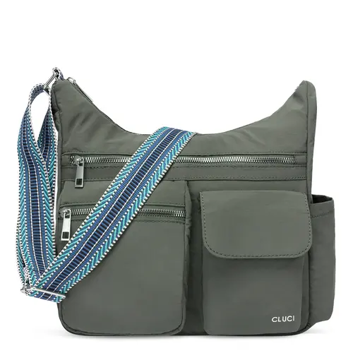 CLUCI TikTokShopSummerSale  Waterproof Nylon Travel Essentials Crossbody Bags For Women Trendy Fashion Lightweight Shoulder Bag REID Purse For Ladies 12.9 Inch iPad Pro Gift Accessory purses crossbody bags outing bag