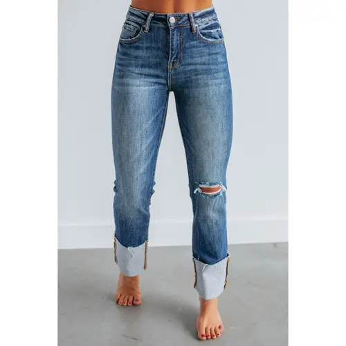 Kalen Risen Jeans - Dark Wash