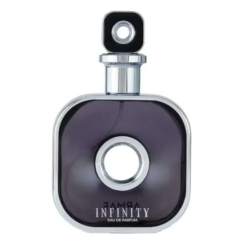 Men's Armaf Infinity Silver Eau De Parfum (EDP Perfume Spray) - 3.4 Oz, Fruity Rose Heart, Warm Cedar Base, For Adults, Regular ED, New Release