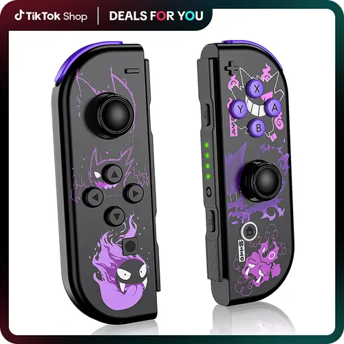 JORREP Wireless Gamepad for Switch, L/R Game Controller with Dual Wireless Control - Ghost 03 Gaming Console Accessory, E-Commerce Gaming Accessories