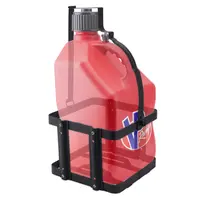 VP Racing Fuel Jug Holder Rack Bracket - 5 Gal Metal Foldable Vehicle Accessory, Easy-Install Secure-Locking Bracket Mounts in Many Ways for Car Organization Accessories, Travel Liquid Containers, Foldable Vehicle Accessories