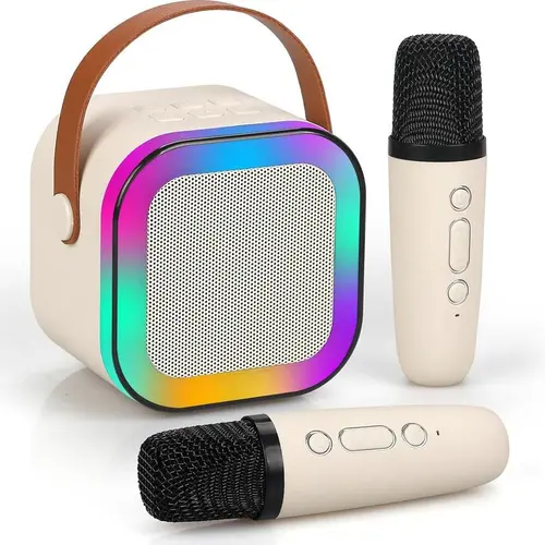 Portable UHF Dual Karaoke Machine with 2 Wireless Microphones & Sound System, Birthday Gifts for 4-12 Year-Old Girls & Children, Ideal for Family Gatherings, Karaokemachine,back to school,back to school haul