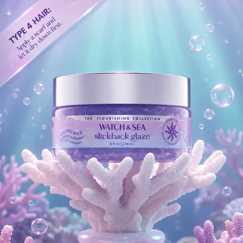 “SEA THIS HOLD” Maximum & Shimmery Slickback Glaze (For Slickback Ponytails Only)
