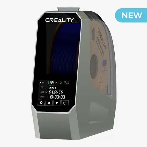Creality Space Pi 3D Printing Filament Dryer, 3D Printer Filament Dryer Box with 360° Heating, Upgraded Filament Dehydrator Storage Box Support Nylon ABS PETG PLA TPU 1.75/2.85mm
