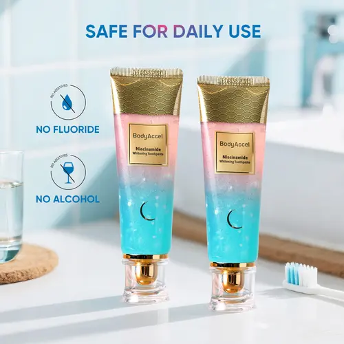 【BodyAccel】 Niacinamide Teeth Whitening Toothpaste-MAX-Z #sohochic