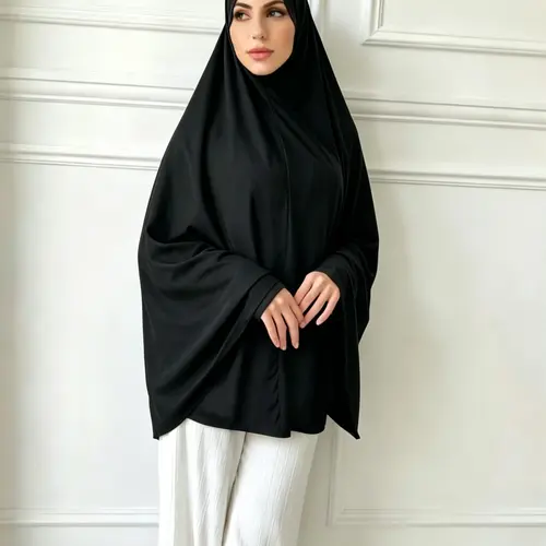 Women's Solid Color Instant Hijab, Casual Chic Elegant Fashionable Modesty Hijab Wrap for Daily Wear, Fashion Accessories for Women & Girls
