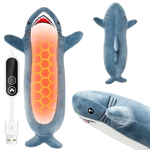 HOTHUGZ Plush Wireless Heating Pad - Cute Soft Electric Heat Pad for Cramps, Neck, Muscle, Shoulder Pain Relief, USB-Powered Portable Stuffed Animal Design, Perfect Winter Adulting Gift for Women