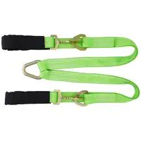 Reliable V-Bridle Webbing Strap Set (2"x6", 2"x4") - 4700lb Safe Towing Truck ATV Accessory with Snap Hooks, Cordura Sleeve, Axle Straps, Hi-Viz Webbing, SUV Protection, V-Bridle Spreads Tow Pressure, Father's Day Gift