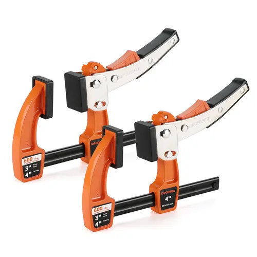 #BacktoSchool Jorgensen Bar Clamp Set, Bar Clamp for Woodworking, Quick Release Gear Clamp with 600 lbs Load Limit - 2 Pack