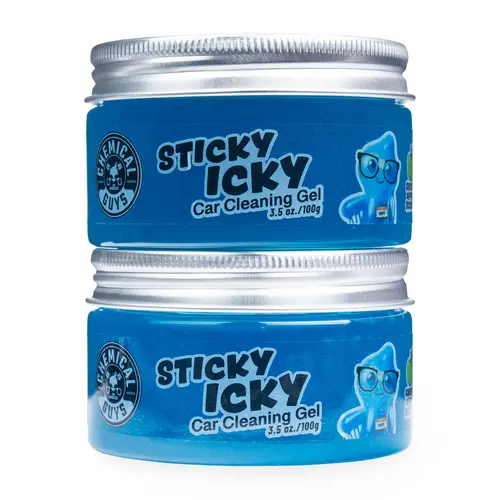 CHEMICAL GUYS Sticky Icky Interior Car Cleaner - 2-Pack Portable 100g Reusable Automobile Surface Cleaner, Gentle Tear-Off Dirt Remover for Car Tight Gaps (Reusability Feature Included)
