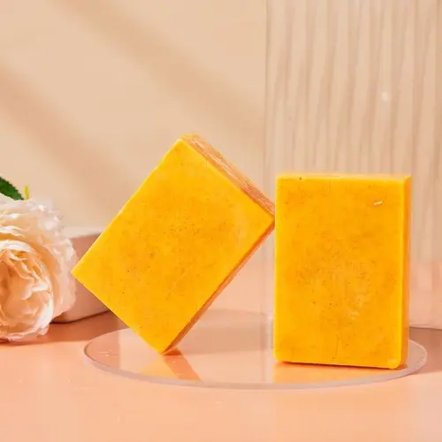AGICEA Lemon Turmeric & Kojic Acid Brightening Soap Dark Spot Remover Cleansing Bar for Hyperpigmentation Acne Care Gentle Daily Use Soap Coconut Tea Tree，Summervibes