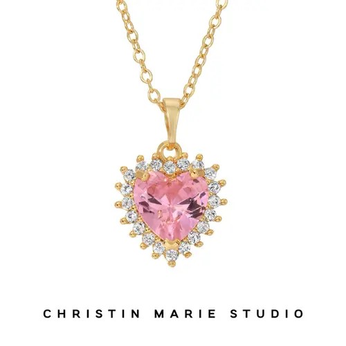 Icy Heart Necklace