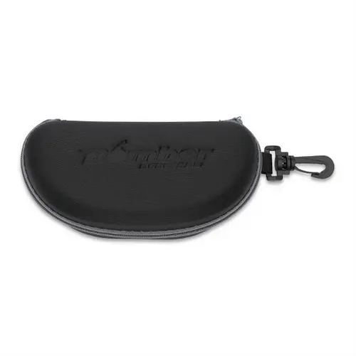 Bomber Eyewear Hard Shell Glasses Case - Elegant Sleek Solid Design, Secure Zipper Closure, Scratch-Proof Protective Storage for Travel & Commute, Unisex Stylish Accessories
