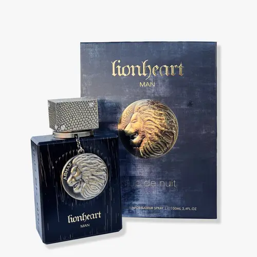 Armaf Club De Nuit Lionheart Eau de Parfum Spray for Men, 3.4 Oz - New Launch, Vanilla Scent, Single Item, Aromatic Fragrance