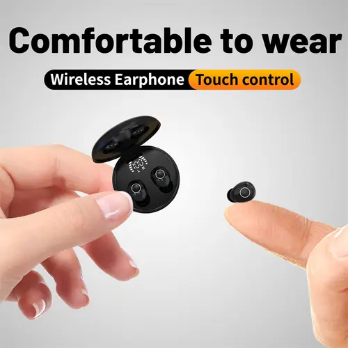 MSHUKCOE Sleep Headphones, Sleep Earbuds for Side Sleepers, Wireless Earbuds Comfortable Noise Blocking, LED Power Display, Music Sleep Dual Mode, Invisible Earbuds for Sleeping, Working, Hiking,back to school,back to school haul