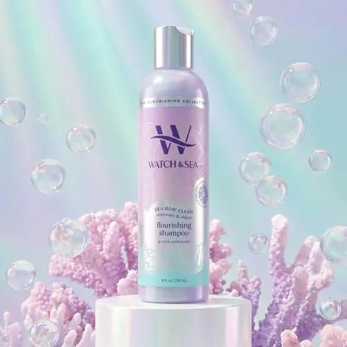 “SEA HOW CLEAN” Shimmer & Shine Detangling Shampoo