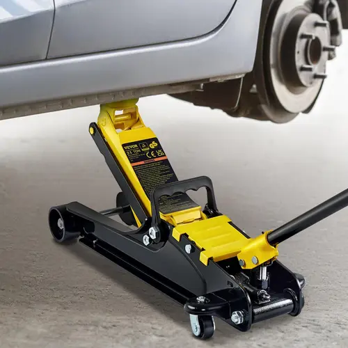 【Summerfinds】VEVOR Low Profile Floor Jack, 2.5T/3T Single/Dual Piston, Heavy Steel Long Lever Hydraulic Pump, 5500lb Capacity, SUV Car Accessories, Car Tools, 800Mm