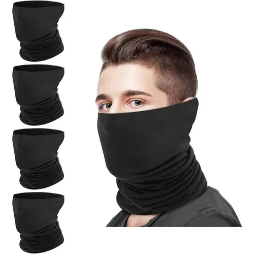 MoKo Polyester UV Sun Protection Neck Gaiter Face Mask - Lightweight, Breathable, 1-Size Fits Most for Men, Ideal for Biking, Paintball, Yard Work, Multifunctional Sports & Outdoor Accessory