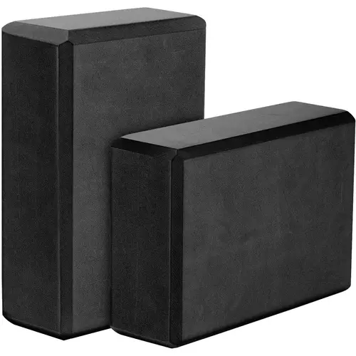 2-Pack 9"x6"x3" Yoga Blocks, High-Density EVA Foam with Beveled Edges, Moisture-Proof Yoga Equipment for All Ages, Supportive Home & Portable Pilates Equipment to Boost Strength & Flexibility