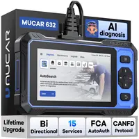 【summerfinds】MUCAR 632 OBD2 Diagnostic Tool AI Assisted Bi-directional CANFD Protocal ECM/TCM/ABS/SRS Diagnosis 15 Reset Lifetime Free Update