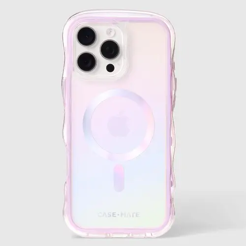 Case-Mate Soap Bubble® Wavy MagSafe Smartphone Casing, iPhone 16 Pro Max Cover, Mobile Phone Accessories