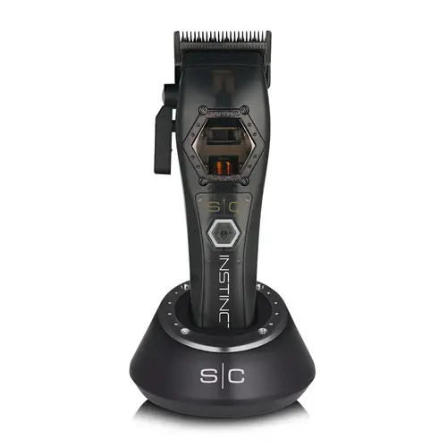 Stylecraft Instinct Metal Clipper - Professional Cordless Hair Clipper with IN2 Vector Motor Comfort & Black Diamond Carbon Blades
