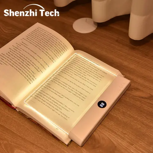 SHENZHI TECH Portable LED Reading Light, USB Rechargeable Dimmable Eye Protective Book Light, Suitable for Students, Adjustable Leds, USB Powered Lamp, Adjustable Lights, Eye Friendly Lighting