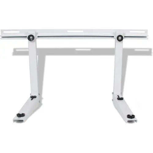 Universal Wall Mount L-Bracket for Mini Split AC, Heat Pump, Ductless Systems - 39.4 in Foldable Arms, Metal Bolts & Nuts for Solid Hold, Shock Absorbent, 352 lbs Max Load, Easy Installation, Durable, Adjustable for Varied Wall Gaps, Adjustable Arms Fit V