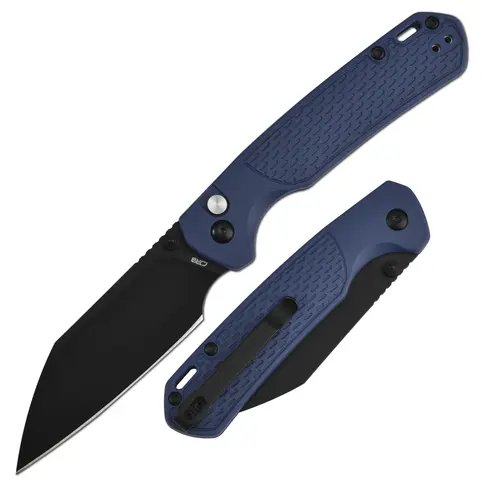 CJRB Pyrite-Light Compact Pocket Folding Knife - 3.34in AR-RPM9 Blade, Wharncliffe Slice, Pocket Clip, Durable Steel Tool, EDC Gear, Outdoor Survival Gear, Mens Gifts