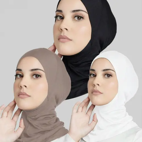 Women's Solid Color Modest Instant Hijab, Modesty Hijab, Casual Soft Comfortable Breathable Hijab for Daily Wear, Fashion Accessories for Women & Girls