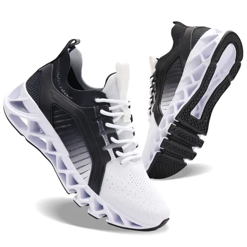 Women's Running Sneakers - Athletic Walking Tennis Shoes with Durable Rubber Sole, Blade Design, Non-Slip, Lightweight Fashion Sports Shoes, Women's Sneakers, Running Shoes Women