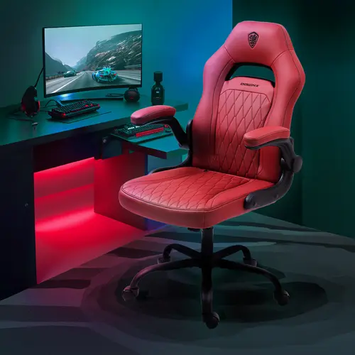 Dowinx Gaming Chair -  Ergonomic gaming chair with breathable PU leather and pocket spring cushion – 360° swivel adjustability, delivering ultimate comfort for intense gaming sessions, available in multiple colors
