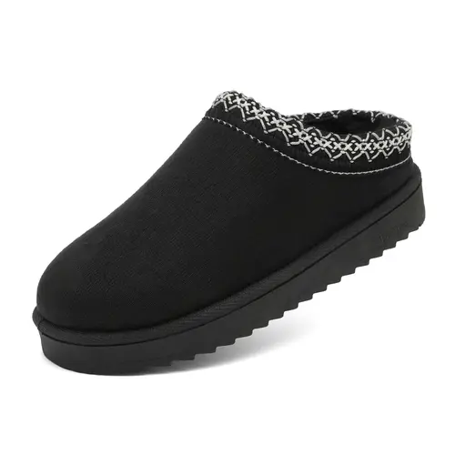Women's Fuzzy Cozy Slippers Indoor Outdoor Fluffy Home Comfy Winter Slip On Cute Warm Memory Foam Furry Snow Boot House Shoes Springfresh
