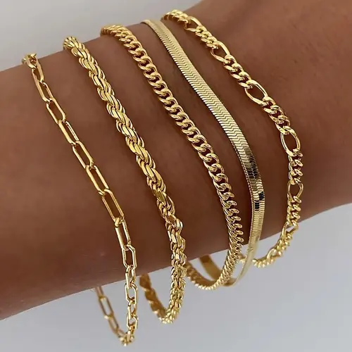 Dearmay Women's Waterproof Trendy Jewelry Pack - Silver-Plated Shine Alloy Bracelets & Bangles with Lobster Claw: Cute Tennis, Cubic Beaded Link, Summervibes Paperclip, Dainty Stackable Cuban Link, Geometric Beads, Luxe Bling for Casual Daily Gifts
