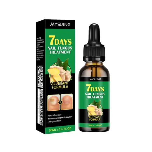 JAYSUING Ginger Nail Treatment | Vitamin E & Plant Essential Oils for Nail Care | Supports Recovery from Onychomycosis, Paronychia, & Nail Deformation | Comforting Manicure & Nail Art Solution Ginger Nail Ginger Nail