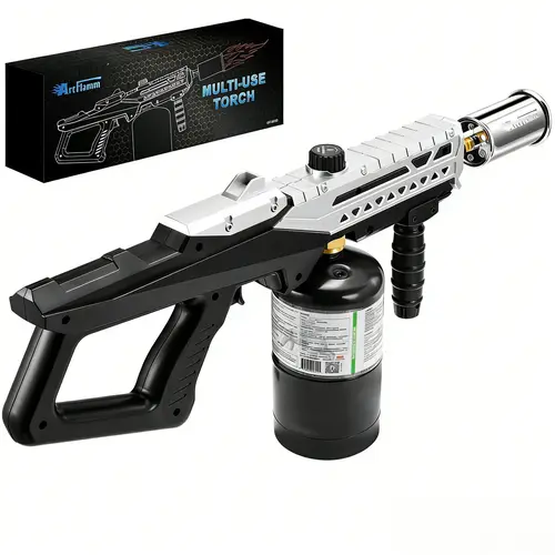 ARTFLAMM Propane Grill Torch – Great Father Day Gift – Adjustable Torch for BBQ, Campfire, Charcoal Grills Bakeware Nozzle Set Nozzles Tips Baking Tools Baking Supplies