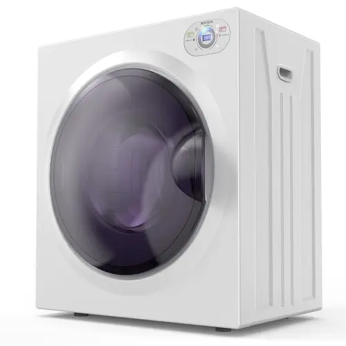 ROVSUN Compact Full Automatic Portable Dryer Machine, 1.5/1.8/2.6 Cu.Ft 1400W Fast Drying Front Load Tumble Unit with Stainless Steel Tub, LCD Control Panel & 6 Modes for Apartment, Home