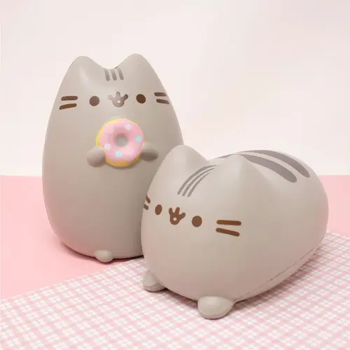 Hamee Pusheen the Cat Jumbo Squishy - Cute Slow Rising Scented Stress Reliever Fidget Toy