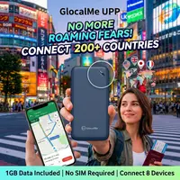 GlocalMe UPP Wireless WiFi Hotspot - 4G LTE Global Travel Pocket Router, No SIM Needed, Connects 8 Devices, Pay-As-You-Go Data,back to school,back to school haul