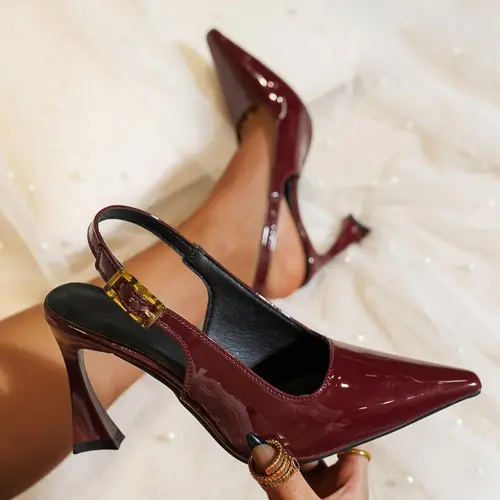 Women's Fashionable Solid Color Exquisite Heels, Elegant Pointed Toe High Heels for Party, Daily Clothing Decor,, Classy, Elegant Party Shoes