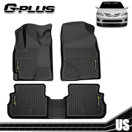 Fit For 2009-2024 Toyota Corolla/matrix TPE All-weather Floor Mats 2 Row Liner Upgraded Version G-PLUS