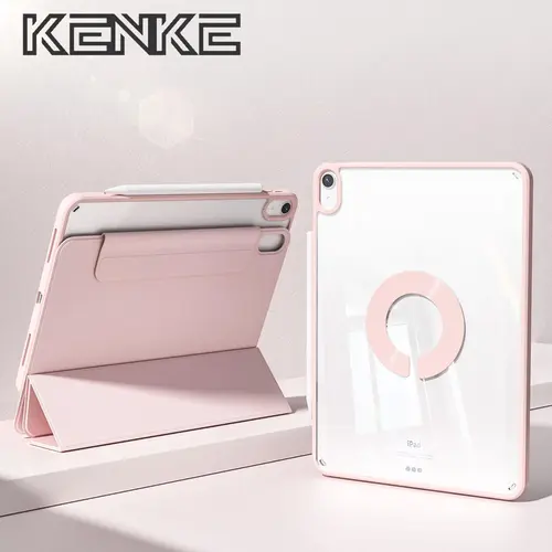 KENKE Magnetic iPad Case, Casing, iPad Covers, Multifunctional Tablet Protective Cover, Detachable Transparent Tablet Case, Removable Magnetic Cover, Tablet & Computer Accessories for iPad 10th Pro 13inch Pro 11inch