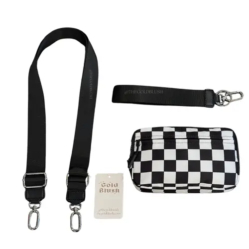 Gold Blush DualMode 2 in 1 Wallet RFID protected – Nylon Wristlet & Crossbody Bag for Women, Fits Most Smartphones, Stylish & Versatile wallets purse