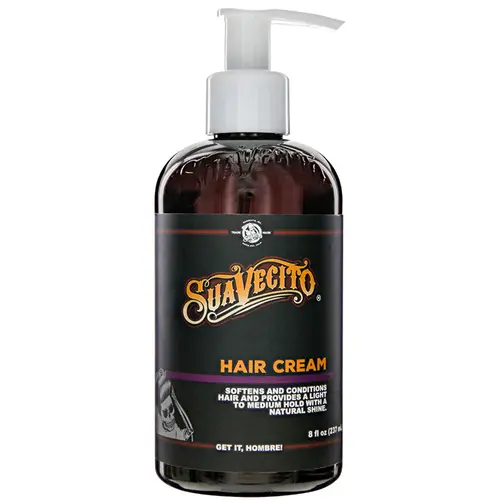 Suavecito Hair Cream - Hair Styling Cream For Men - Loose Hold + Add Healthy Shine