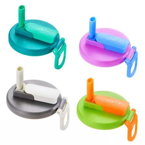 Summervibes DIPESI Set of 4 Silicone Drink Can Lids- BPA-Free, Reusable & Eco-Friendly for Soda, Juice, Soft Drinks & Sparkling Water - Drinkware Beverage Children's Day summerwins