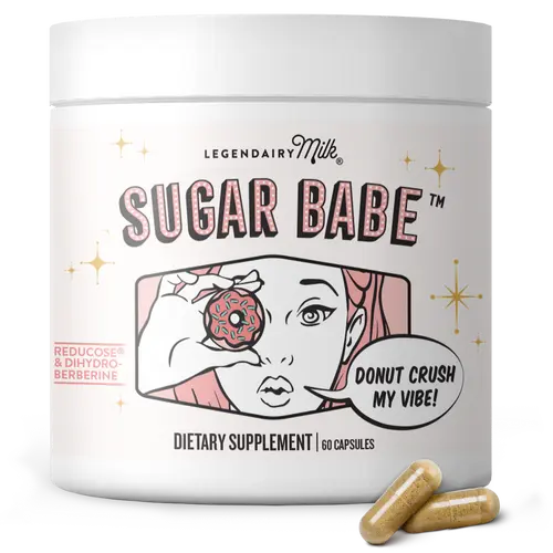Sugar Babe - Carb Blocker - Craving Support - Legendairy Milk - Metabolism Boosting Support - Dihydroberberine Supplement -  60 Capsules - Dietary