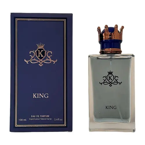 KING FOR MEN 3.4fl.oz, Top notes are Juniper Berries, Orange, Perfume for men, Gift for man fragrance