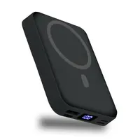 VIL High Power Portable 10000mAh MagSafe Wireless Power Bank, 22.5W PD Fast Charging, Built-in USB-C & Lightning Cables, Stand, LED Display, Extended Capacity Battery for iPhone 17/16/15/14/13/12, Android Smartphones & Wireless Devices (Hands-Free), Acces