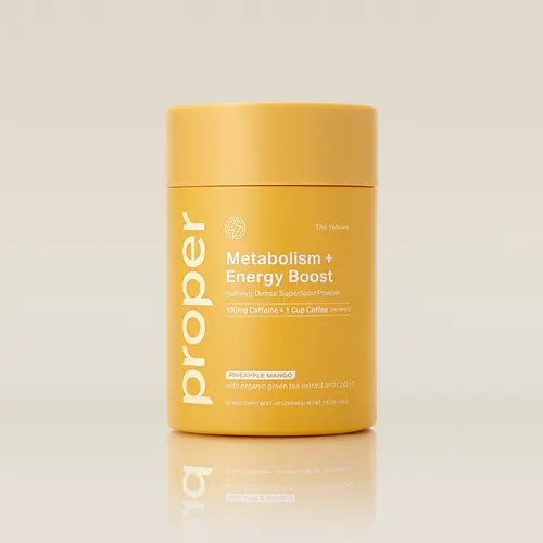 The Metabolism Superfood Powder for Energy & Focus - 100mg Caffeine - Pineapple Mango