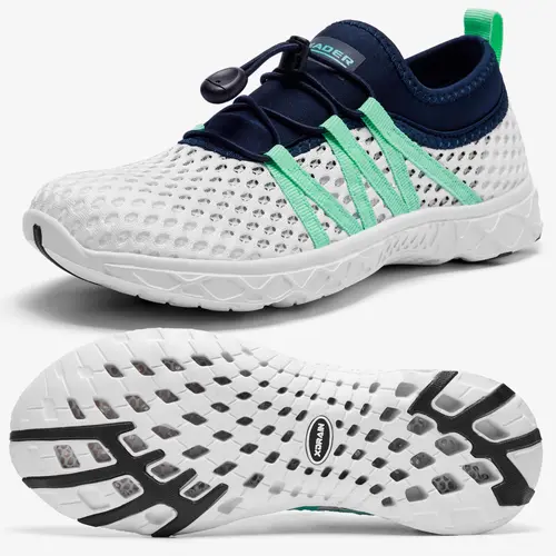 Aleader Women's Low Top Slip-On Water Shoes, Breathable Mesh Sports Footwear with Quick-Drying Water Drain Outsole, Breathable Aqua Shoes, Lightweight Breathable Watershoes tiktokshopbacktoschool,back to school,back to school haul